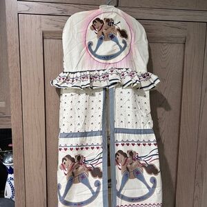 Vintage 80's Red Calliope Diaper Bag